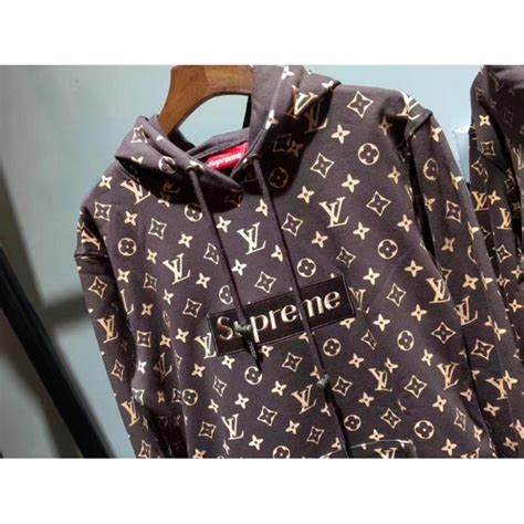 supreme louis vuitton hoodie prices|Louis Vuitton supreme red hoodie.